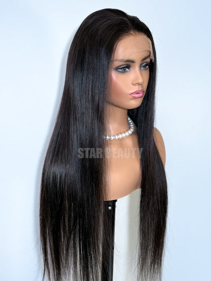 15A PINK LEMON GOLD 100% Human Hair 13X6 Lace Front Wig - GEORGIA