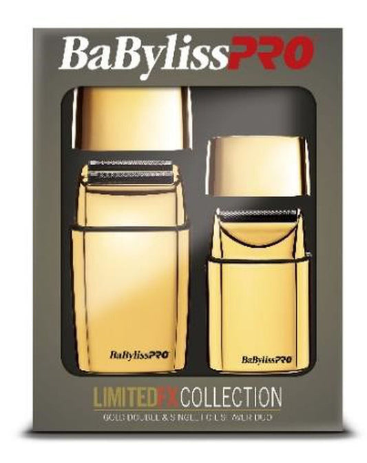 BaBylissPRO LimitedFX Collection Gunmetal Double & Single Foil Shaver Duo