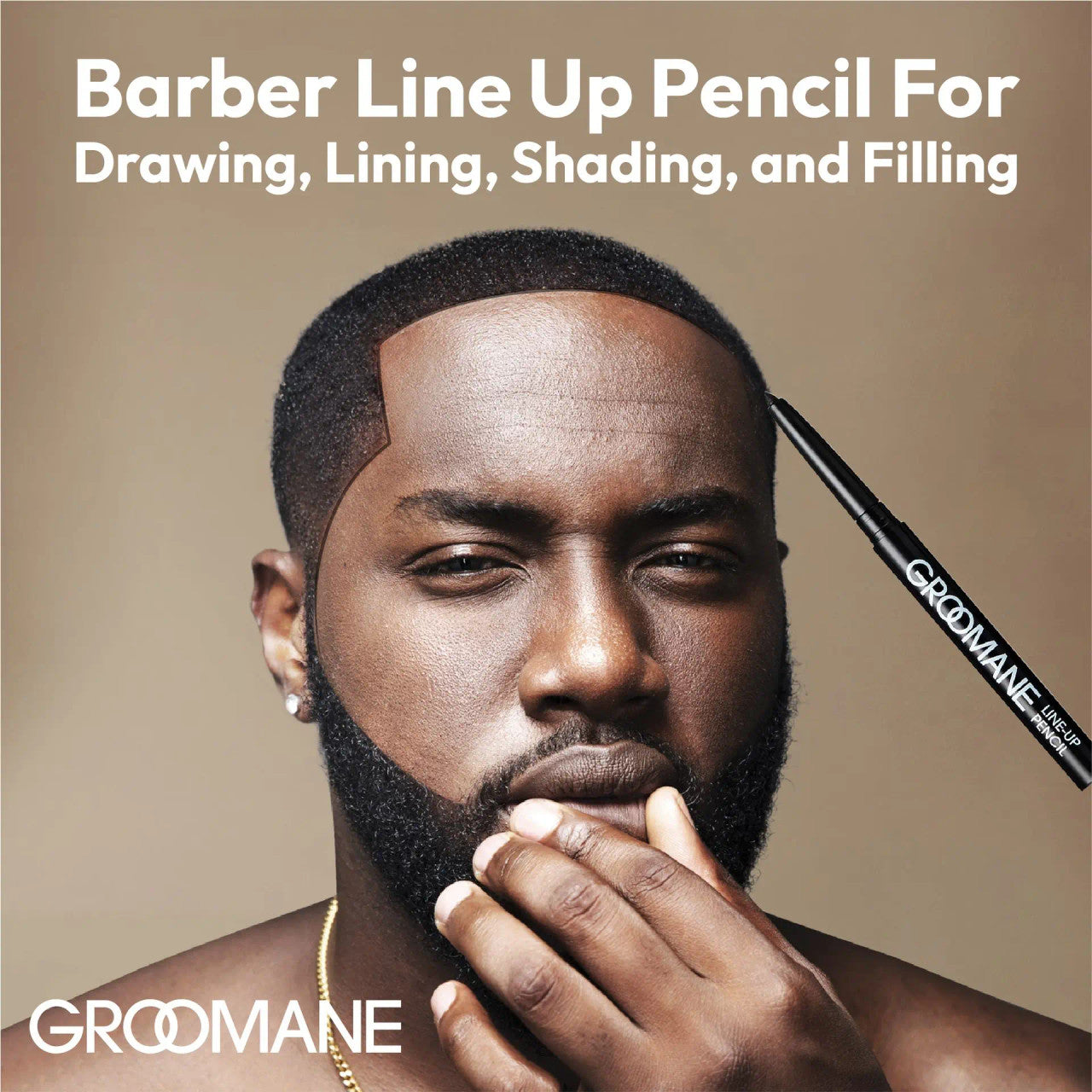 RED Groomane Barber Line Up Pencil