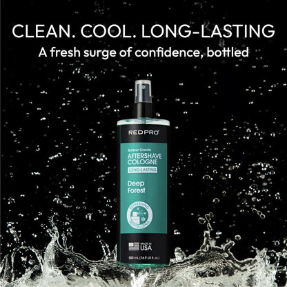 RED Groomane Cooling Aftershave Cologne for Men