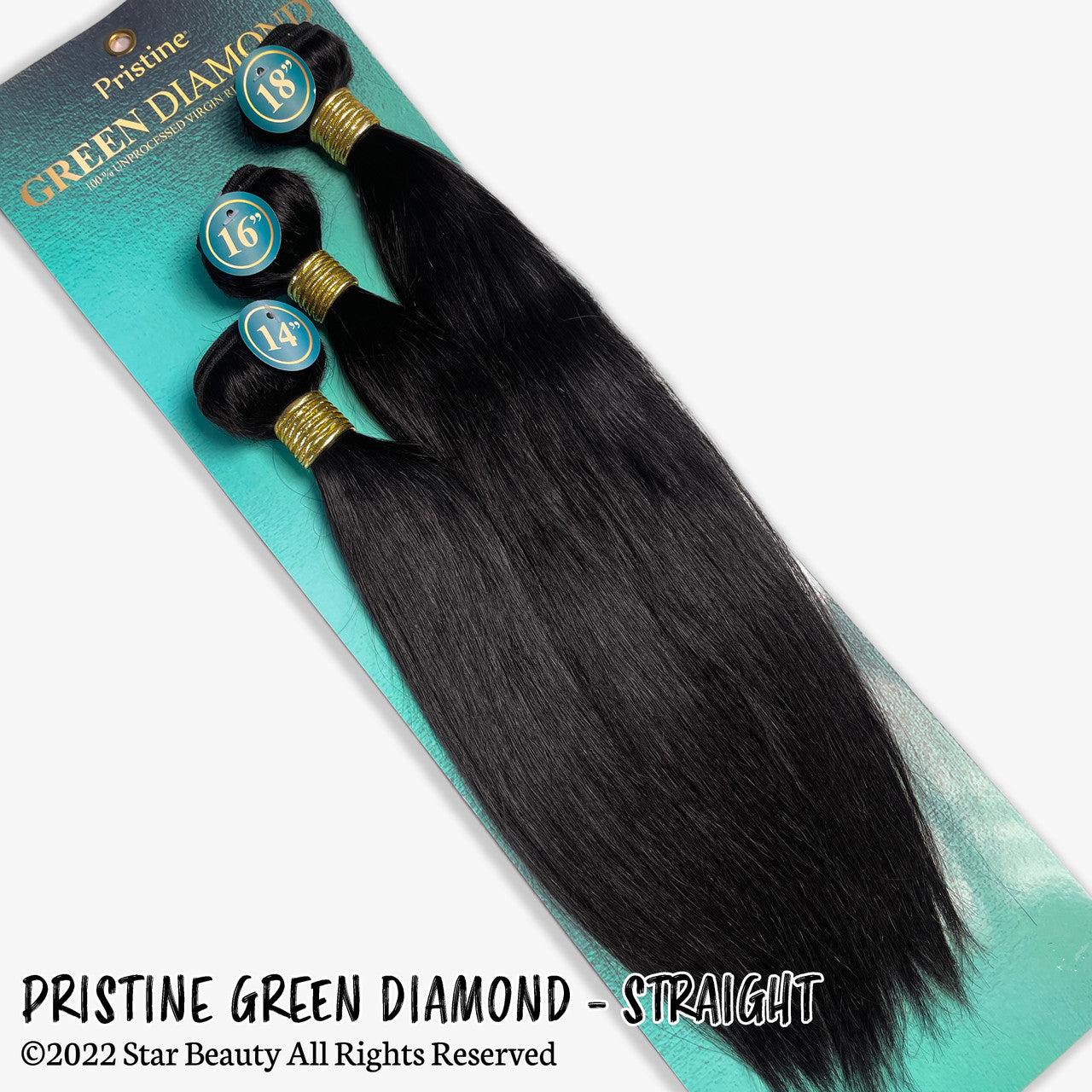 MANE CONCEPT Pristine 13A Green Diamond 100% Unprocessed Hair Multi Pack - Straight