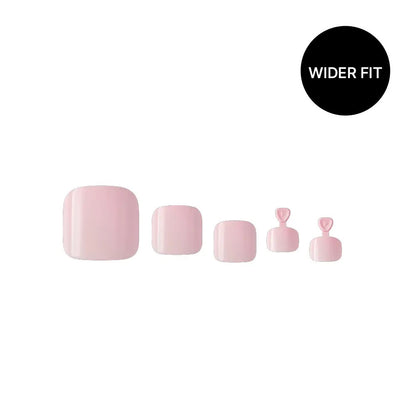 KISS Color Gel Press On Wide Fit Toenails - COOL IT