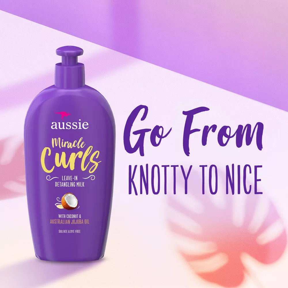 Aussie Miracle Curls Leave-In Detangling Milk (6.7 oz)
