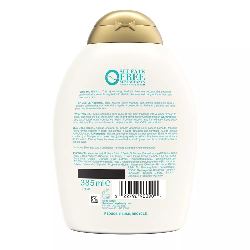 OGX Quenching + Coconut Curls Curl-Defining Shampoo (13oz)