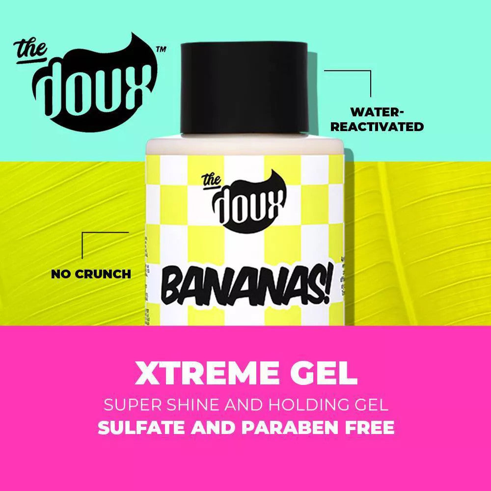 THE DOUX Bananas Xtreme Hold Hair Gel (12oz)