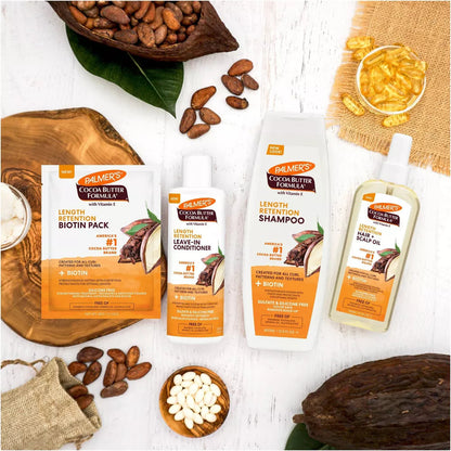 Palmers Cocoa Butter Formula Biotin Hair Treatment Pack (2.1 oz)