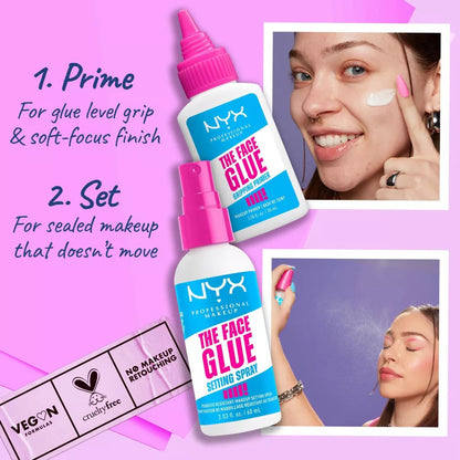 NYX Professional Makeup The Face Glue Face Primer (1.18oz)