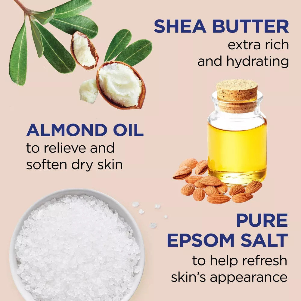 Dr. Teal's Shea Butter & Almond Oil Body Wash with Pure Epsom Salt (24oz)