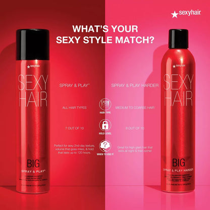 SEXY HAIR Spray and Play Harder Hairspray (10 oz)