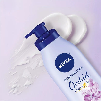 NIVEA Oil Infused Body Lotion with Orchid and Argan Oil