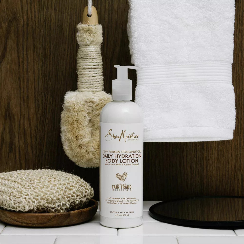 SheaMoisture 100% Virgin Coconut Oil Daily Hydration Body Lotion (16oz)