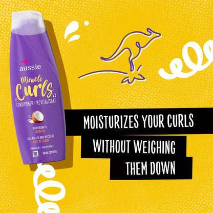 Aussie Miracle Curls Moisturizing Conditioner (12 oz)