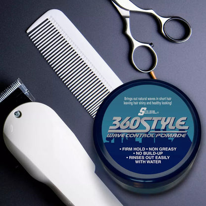 Lusters Scurl 360 Style Wave Control Pomade (3 oz)