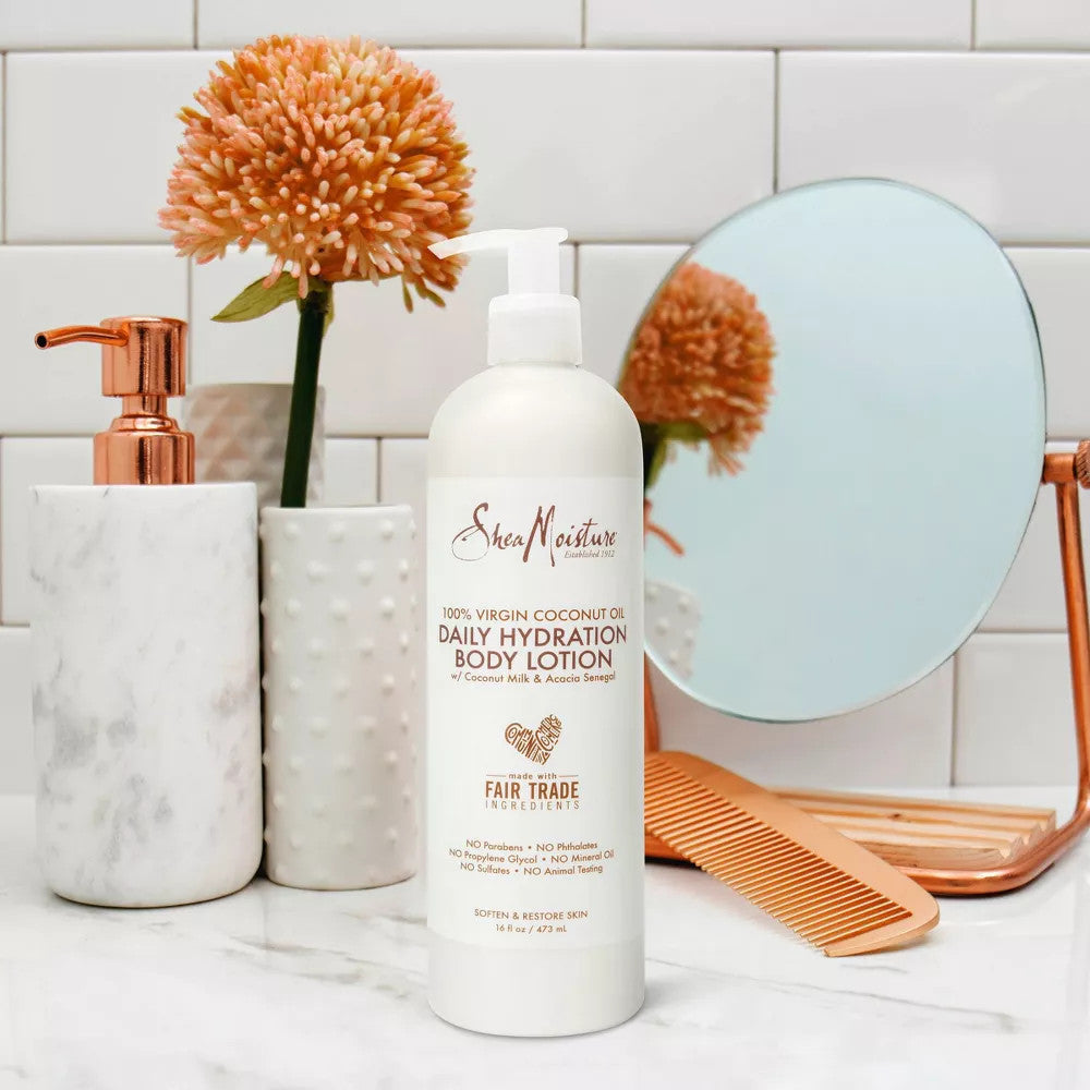 SheaMoisture 100% Virgin Coconut Oil Daily Hydration Body Lotion (16oz)