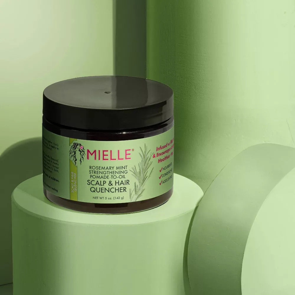 Mielle Rosemary Mint Pomade to Oil Scalp & Hair Quencher (5 oz)