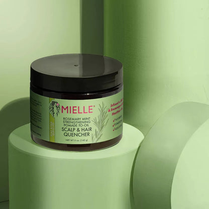 Mielle Rosemary Mint Pomade to Oil Scalp & Hair Quencher (5 oz)