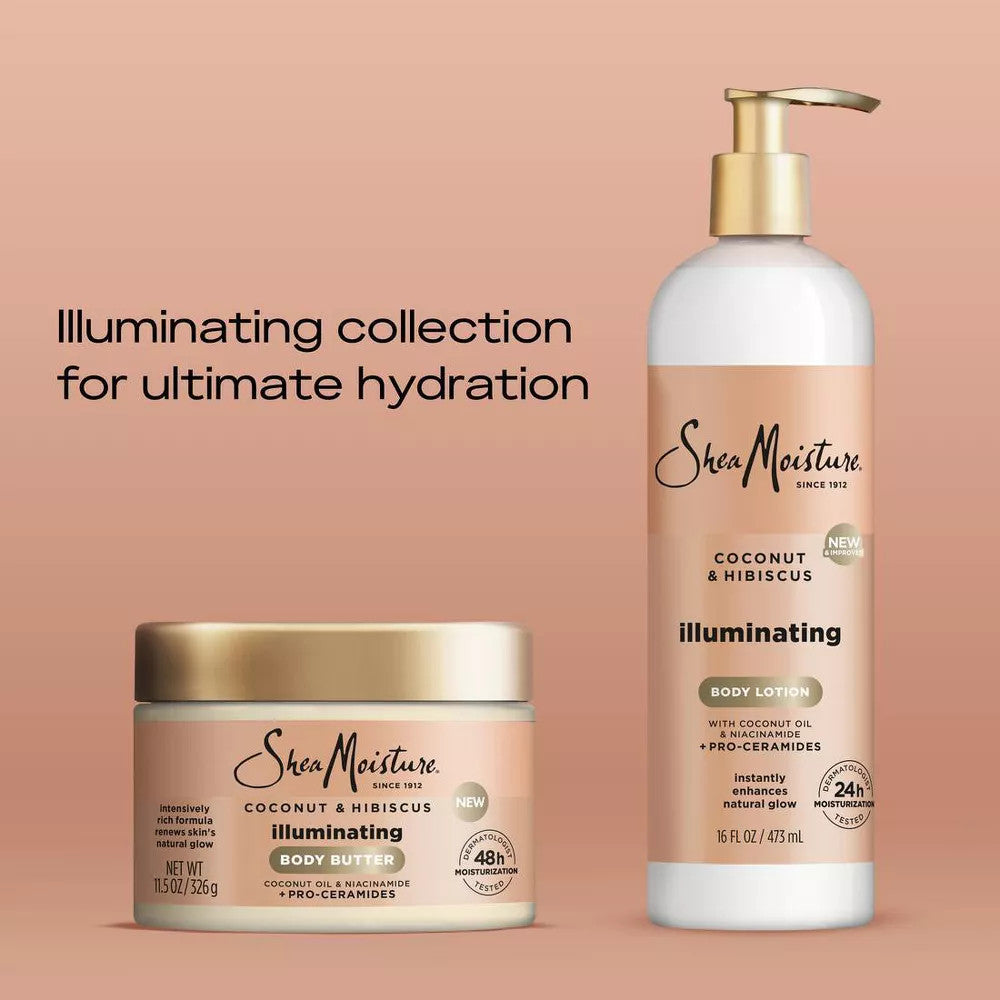 SheaMoisture Coconut & Hibiscus Illuminating Body Butter (11.5oz)
