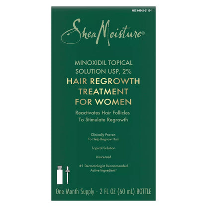 SheaMoisture Minoxidil 2% Hair Treatment Solution (2 oz)