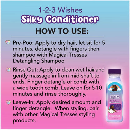 AFRO UNICORN 1-2-3 Wishes Silky Conditioner (12 oz)