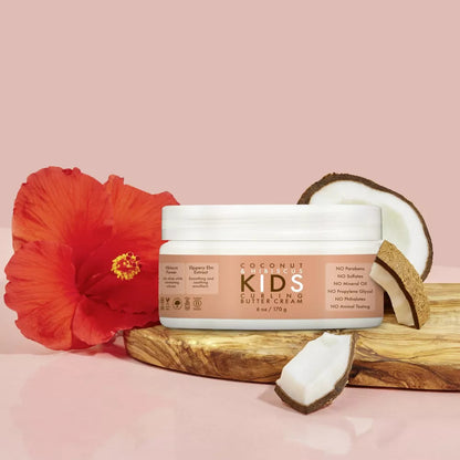 SheaMoisture Coconut & Hibiscus Kids' Curling Hair Butter Cream (6oz)