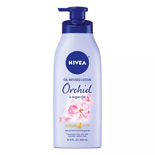 NIVEA Oil Infused Body Lotion with Orchid and Argan Oil