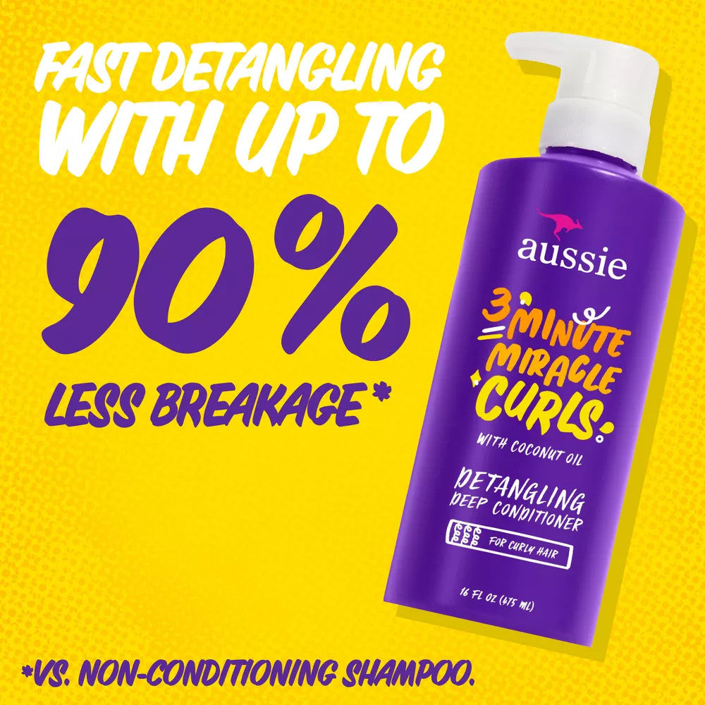 Aussie 3 Minute Miracle Curls Deep Conditioner (16 oz)