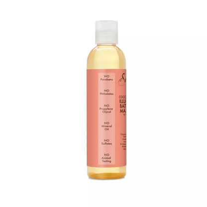 SheaMoisture Coconut & Hibiscus Illuminating Bath Body and Massage Oil (8oz)