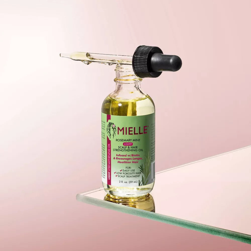 Mielle Rosemary Mint Light Scalp & Hair Strengthening Oil (2 oz)