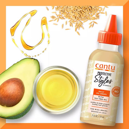 Cantu Protective Styles Scalp Daily Oil Drop Hair Treatment