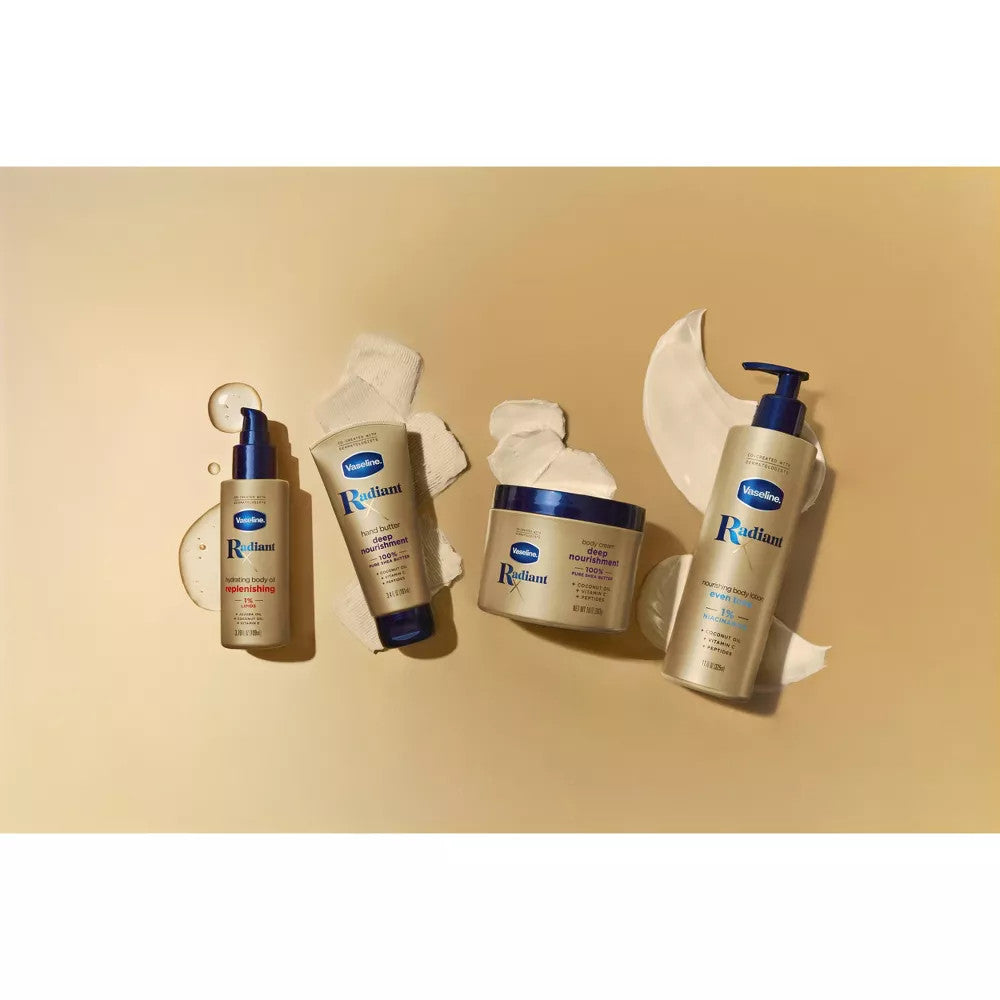 VASELINE Radiant x Deep Nourishment Niacinamide Body Cream (10 oz)