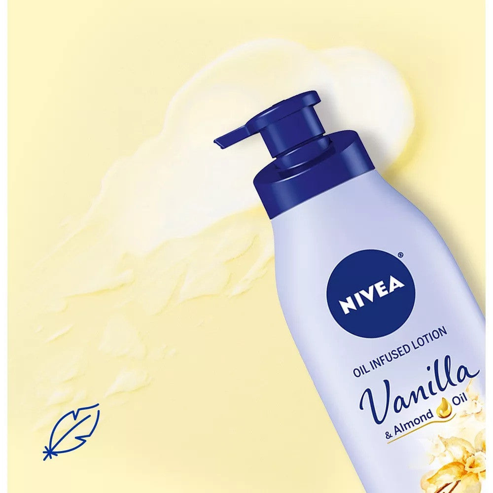 NIVEA Oil Infused Body Lotion with Vanilla and Almond Oil