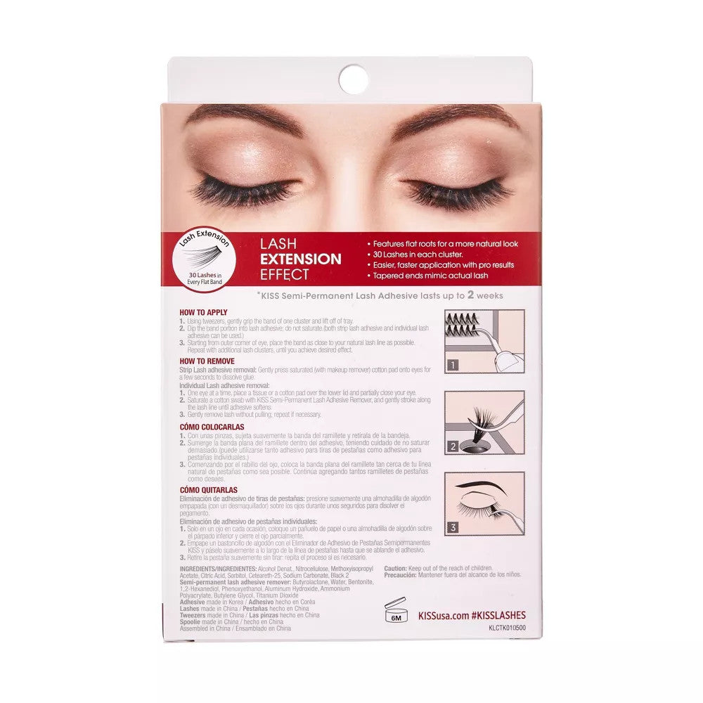 KISS Lash Couture Luxtensions Collection Faux Lash Extension Kit - 40ct