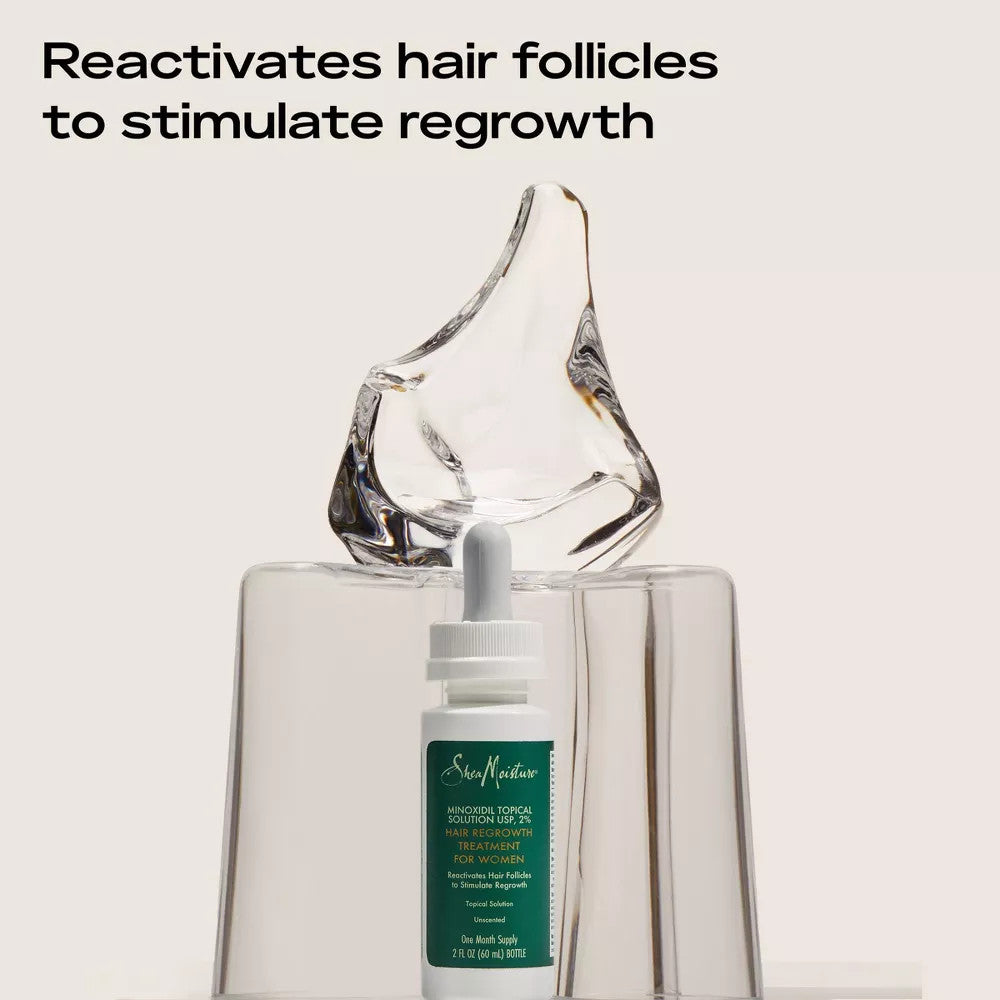 SheaMoisture Minoxidil 2% Hair Treatment Solution (2 oz)