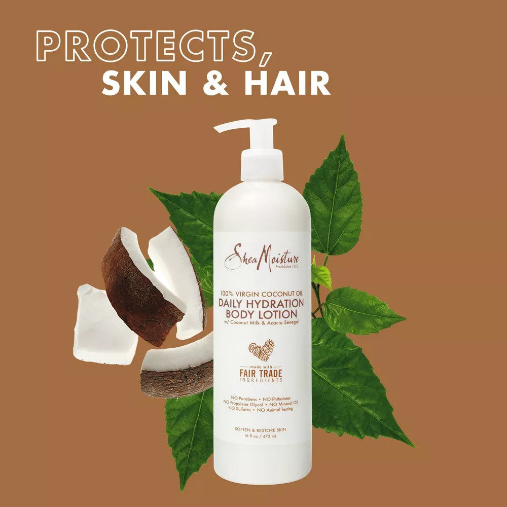 SheaMoisture 100% Virgin Coconut Oil Daily Hydration Body Lotion (16oz)
