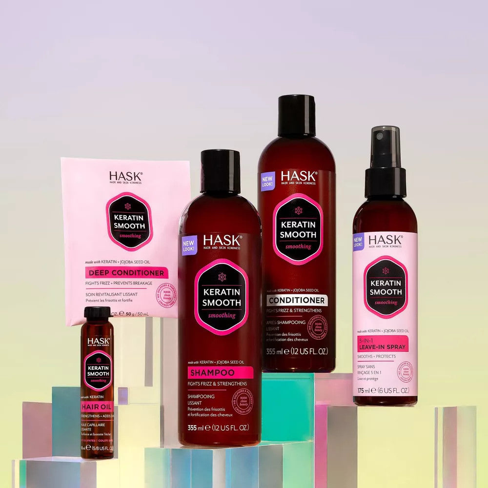 Hask Keratin Protein Smoothing Shampoo (12 oz)