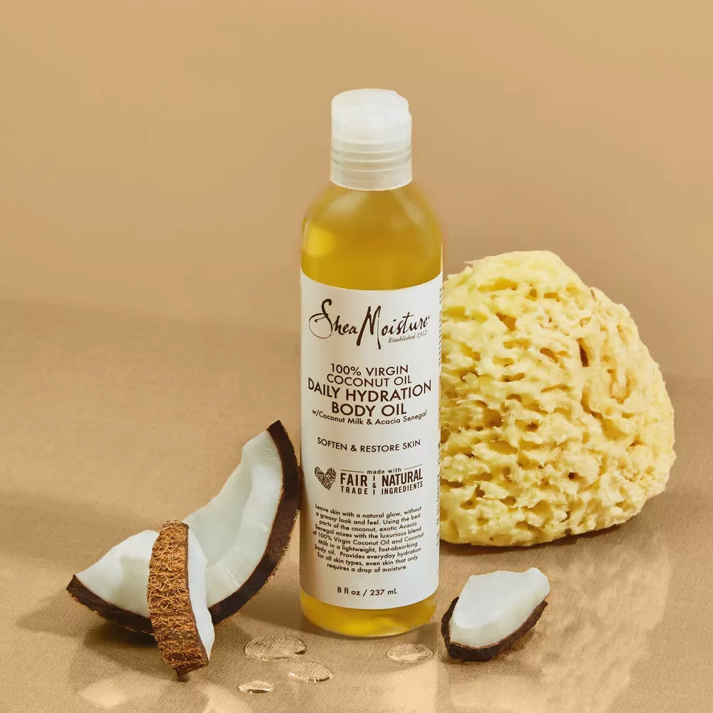 SheaMoisture 100% Virgin Coconut Oil Daily Hydration Body Oil (8oz)