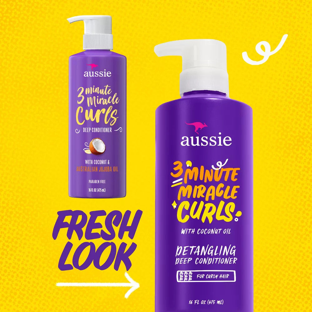 Aussie 3 Minute Miracle Curls Deep Conditioner (16 oz)