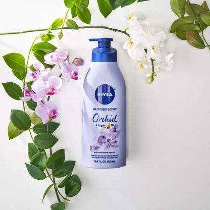 NIVEA Oil Infused Body Lotion with Orchid and Argan Oil
