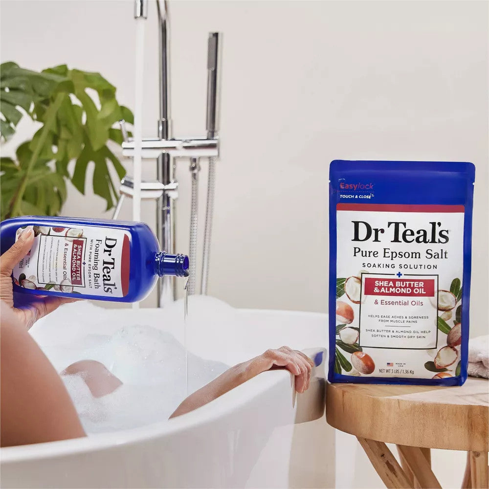 Dr. Teal's Shea Butter & Almond Oil Body Wash with Pure Epsom Salt (24oz)