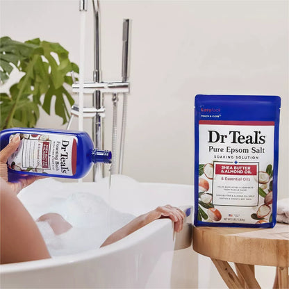 Dr. Teal's Shea Butter & Almond Oil Body Wash with Pure Epsom Salt (24oz)