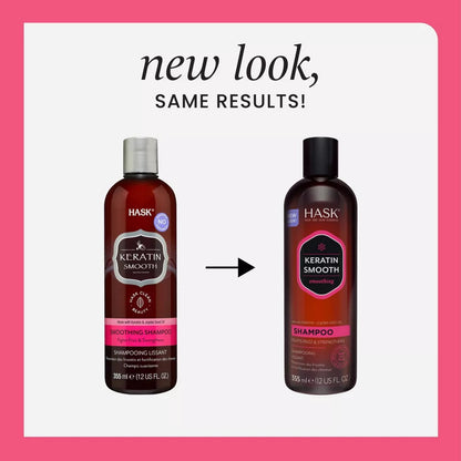 Hask Keratin Protein Smoothing Shampoo (12 oz)