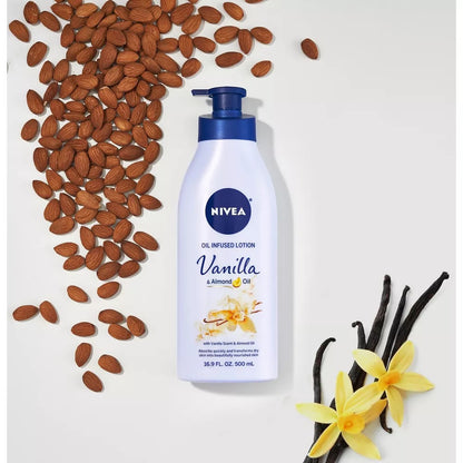 NIVEA Oil Infused Body Lotion with Vanilla and Almond Oil