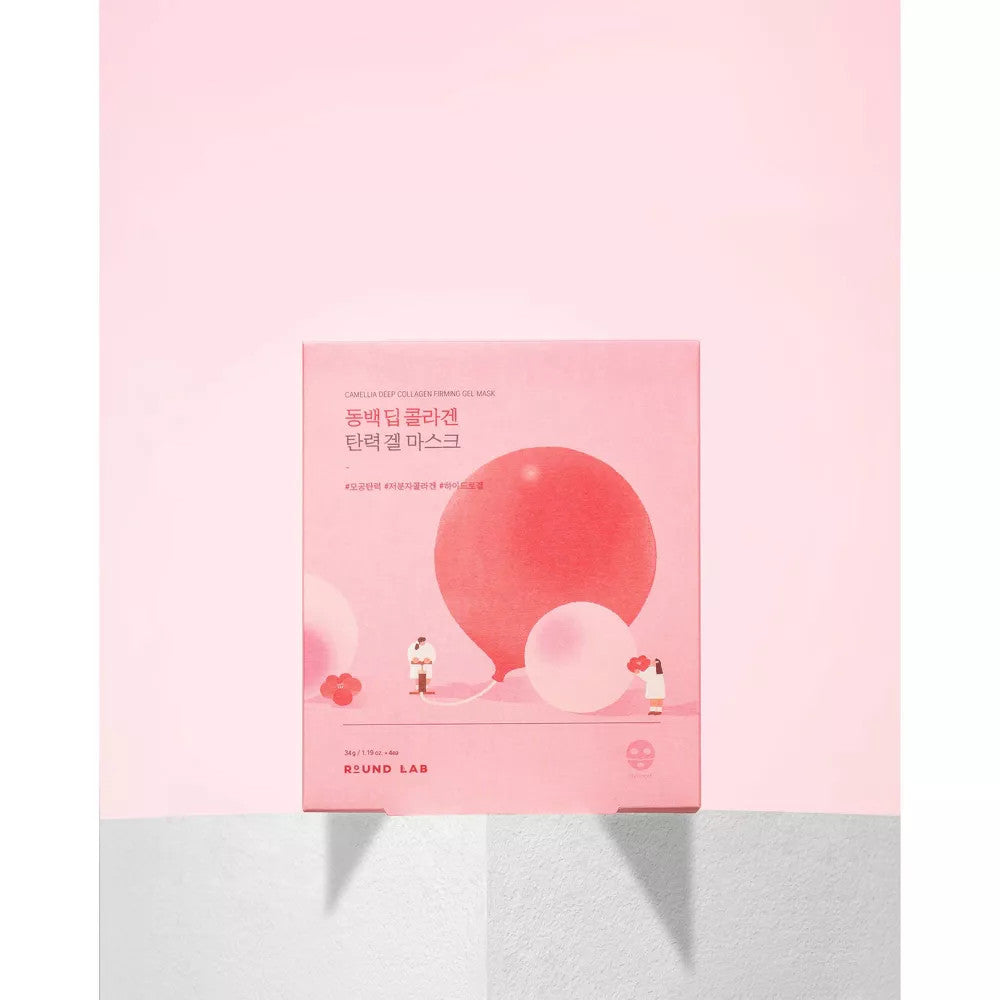 ROUND LAB Camellia Deep Collagen Firming Gel Face Mask (1 Sheet)