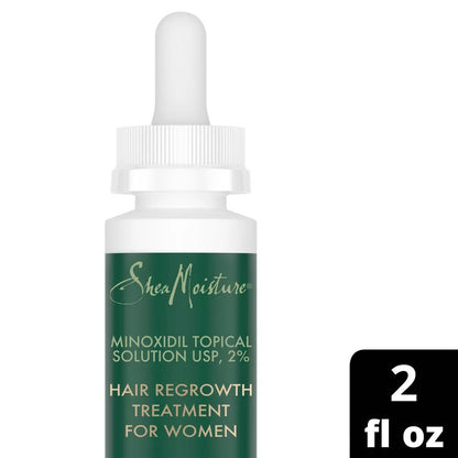 SheaMoisture Minoxidil 2% Hair Treatment Solution (2 oz)