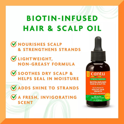 Cantu Biotin Infused Hair & Scalp Oil (2 oz)
