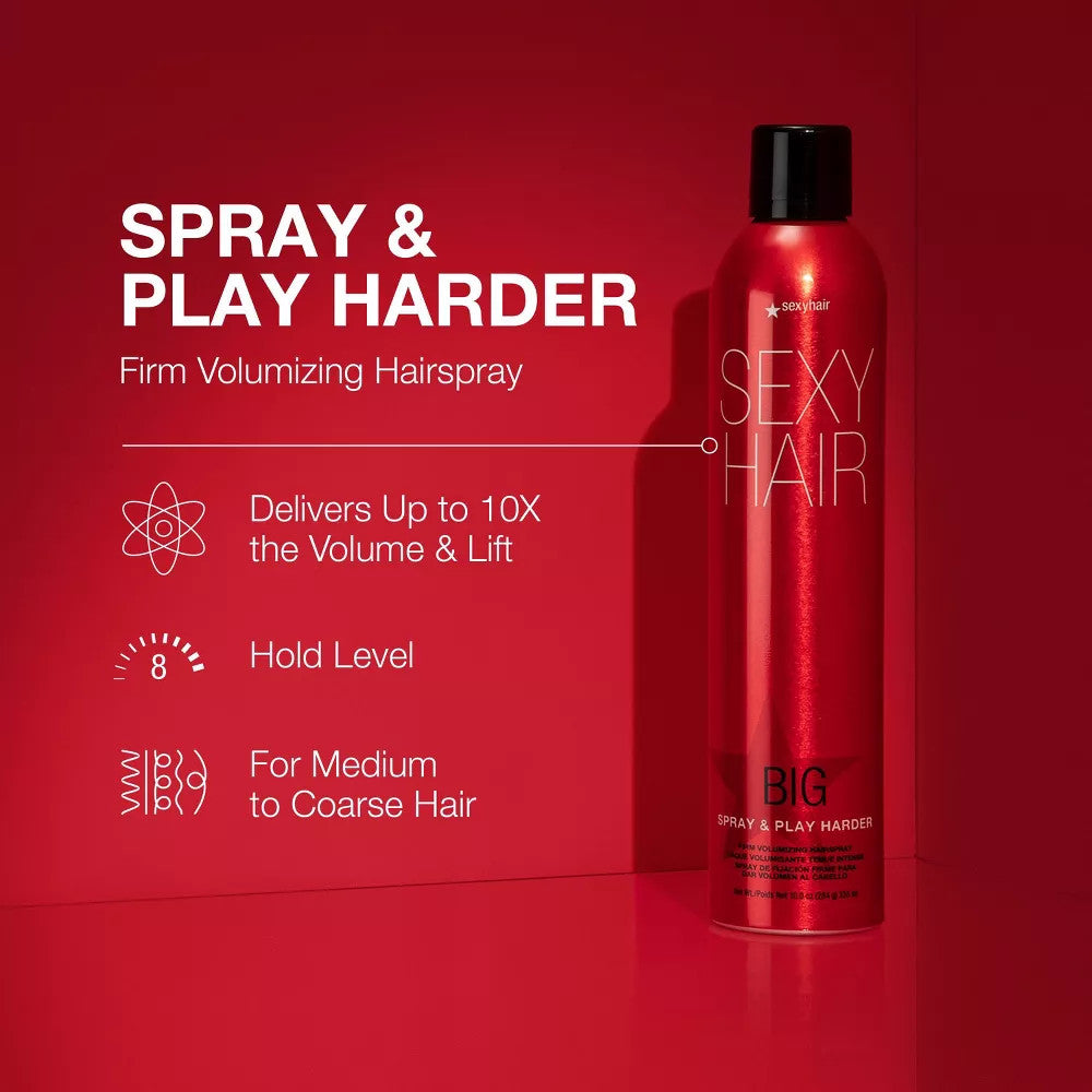 SEXY HAIR Spray and Play Harder Hairspray (10 oz)