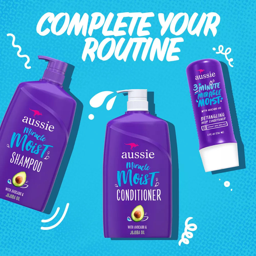 Aussie Miracle Moist 3 Minute Deep Conditioner (8 oz)