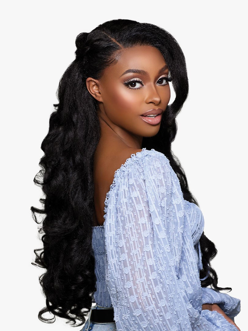 SENSATIONNEL Glamora Synthetic 13X4 HD Lace Front Wig - CLASSY UNIT 1