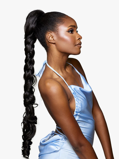SENSATIONNEL Synthetic Braided Bun with Drawstring - GLAM UPDO UNIT 1