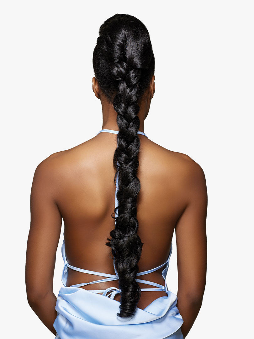 SENSATIONNEL Synthetic Braided Bun with Drawstring - GLAM UPDO UNIT 1